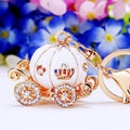 Jeweled Pumpkin Carriage Keychains in Nineteen Pictured Designs view 8