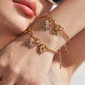 Crystal Octopus Charm Necklace and Bracelet Collection view 2