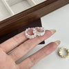 Silver Coin Hoops