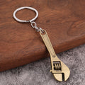 Mini Tool Keychain Zinc Alloy Wrench Screwdriver Hammer Key Ring