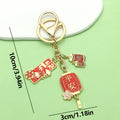 Lion Dance Charm Keychains in 10 Pictured Variations for Bags and Keys view 8