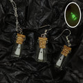 Mini Ghost Bottle Necklaces Earrings Sets Cork Vials 21 Options view 1