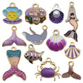 Metallic Starfish and Seashell Shell Charms with 28 Listed Options view 11