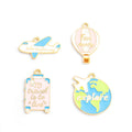 Polished Globe Alloy Charms in 4 Styles for Jewelry Crafts view 4