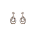 Crystal Teardrop Earrings in Silver and Gold for Everyday Styling view 5