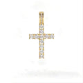 Cross Pendant Necklace In Four Stone And Metal Variants view 5