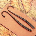 Slim Floral Pattern Metal Bookmark Blanks in Three Vintage Finishes view 3