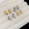 Metal Clip On Earring Converter Findings In Four Finishes view 3