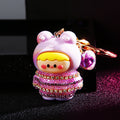 Jeweled Frog Baby Doll Keychains in Five Colors plus Assorted Option view 9