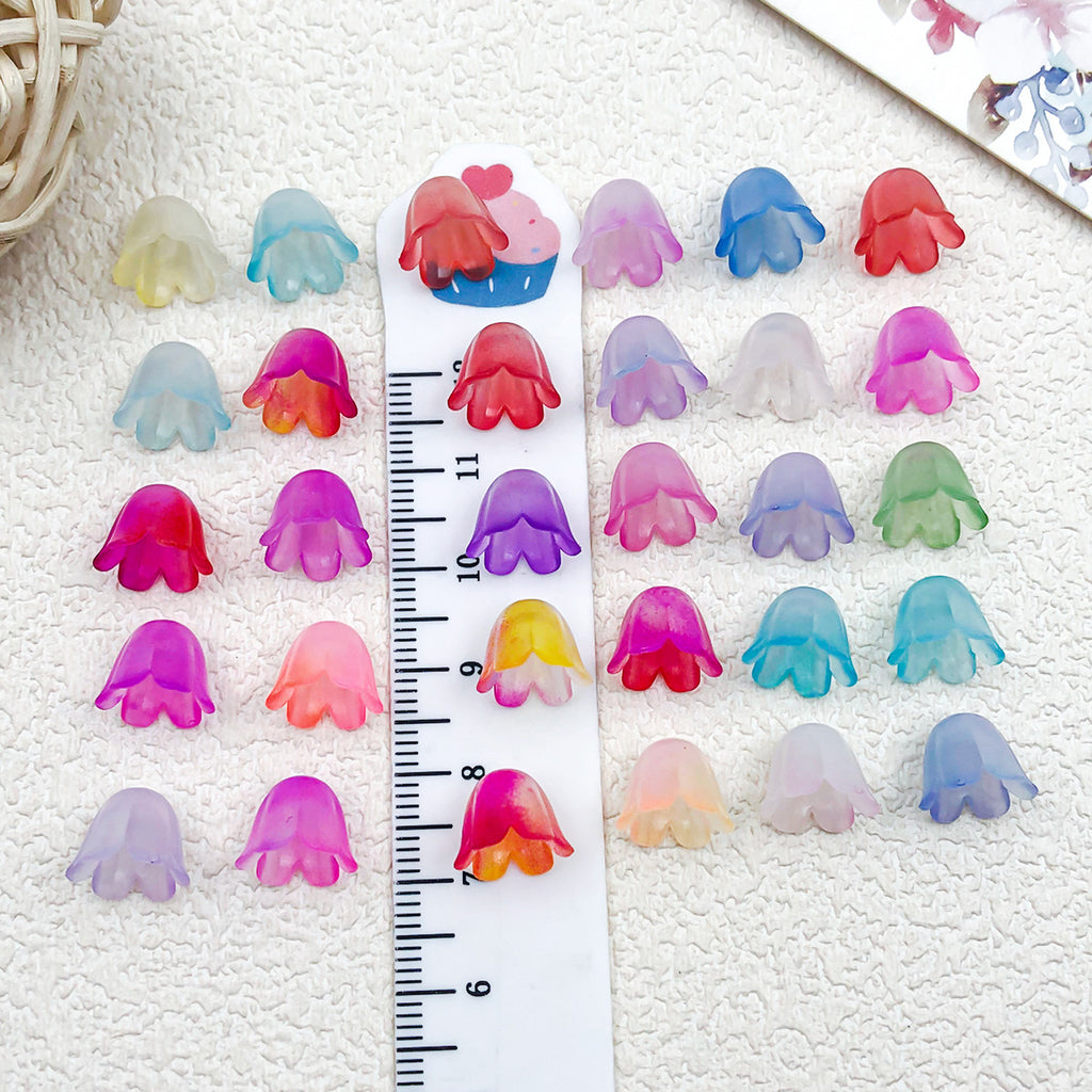 Acrylic Flower Charm Pendants Style 7804
