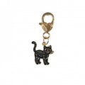 Gold Tone Gothic Skeleton Cat, Duck and Alien Heart-Clasp Charms view 6