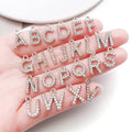 Metallic Alphabet Letter Metal Charms with 54 Listed Options view 3