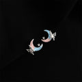 Silver Double Layer Clip-On Earrings Assorted Floral Mix view 8