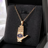 Gold Hamsa Eye