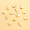 Gold Tone Fu Character Star Metal Pendant Charm for Jewelry Making view 6