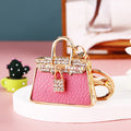 Jeweled Handbag and Braided Wrist Loop Keychains in Nine Options view 1