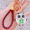 Black-Red-Strap Panda-Mahjong