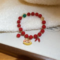 Gold Red Chinese Zodiac Horse Charm Bracelets 26 Styles view 12