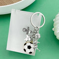 Soccer Charm Keychains in 30 Pictured Variations for Bags and Keys view 1