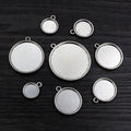 Round Double Sided Pendant Bezel Trays in Assorted Sizes view 3