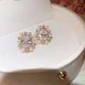 Ornate Crystal Clip On Earrings in Three Designs Statement Jewelry Design view 7