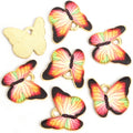 Enamel-Look And Printed Gold Silver Butterfly Alloy Charms in 22 Styles view 10