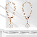 Initial Letter Metal Chain Cup Charm with Lobster Clasp view 6
