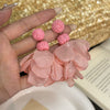 Pink Fabric Flowers