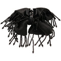Satin Bow Crystal Bead Tassel Claw Hair Clip 1 Style view 5