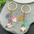 Holiday Gnome and Easter Egg Enamel Keychains, 10 Designs view 4