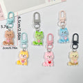 Random Resin Cat or Dog Figure Lobster-Clasp Charm with Colored Hardware view 4
