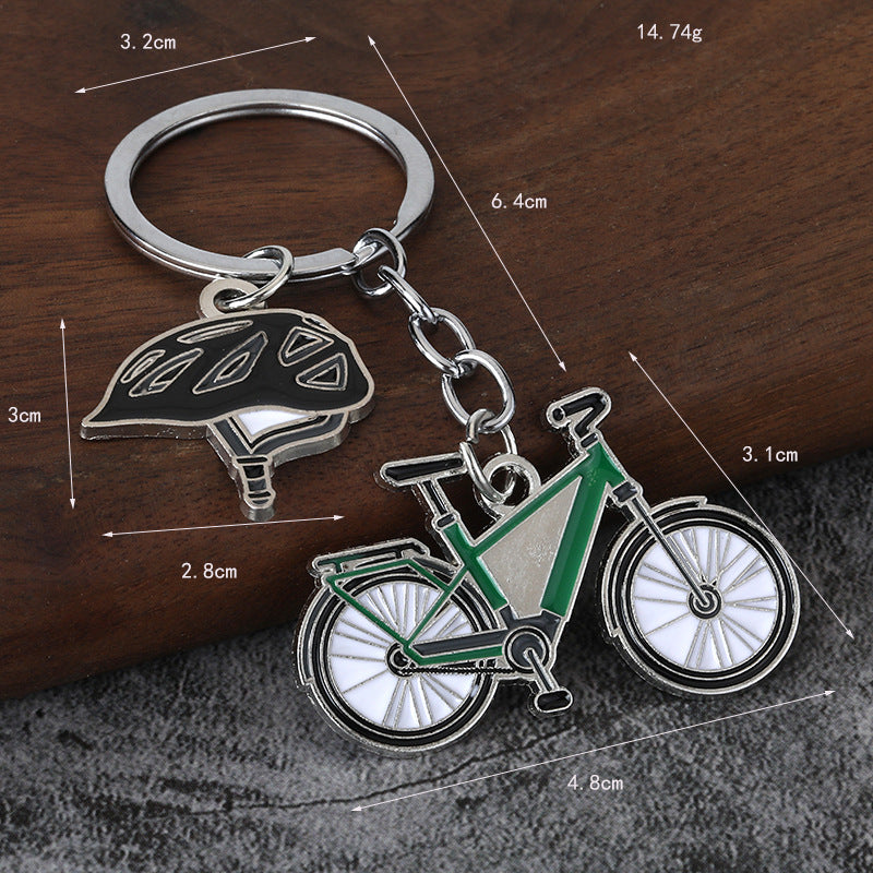 Mini Bicycle Zinc Alloy Keychain Gift Pendant Accessory