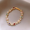 Multicolor Oval Halo