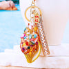 Multicolor-Yellow Crushed-Conch