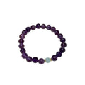 Thirteen Mixed Purple Bead Chip Clear Ring And Charm Bracelets view 5