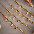 Marine and Fashion Charm Bracelets in Gold Silver and Two Tone view 3