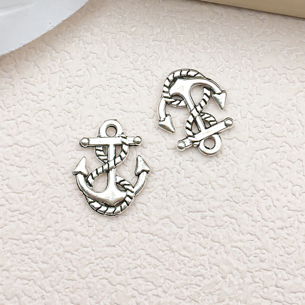 Antique Silver Zinc Alloy Dragonfly Crab Turtle Owl Animal Cat Charm Pendant for DIY Bracelet