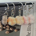 Flocked Cat Paw Lobster-Clasp Charms in Five Soft Colors view 3