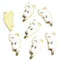 Printed Silver Gold Cat Alloy Charms in 14 Styles for Jewelry Crafts view 4