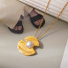 Fan Pearl Necklace