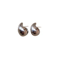 Polished Flame Drop Necklace And Earrings In Gold Tone Or Silver Tone view 5