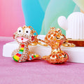 Crystal Snake Keychain Collection in Twenty One Colors and Constructions view 4
