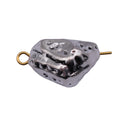 Antique Silver Irregular Rock Shaped Metal Spacer Bead view 4