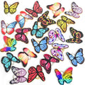 Colorful Printed Butterfly Metal Charms, 22 Designs view 4