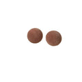Colorful Flocked Round Stud Earrings Fashion Jewelry view 5