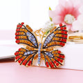 Large Jeweled Butterfly Keychains in Five Multicolor Palettes plus Assorted Option view 4