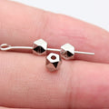 Faceted Geometric Spacer Beads in Seven Metal Finishes view 8