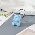 Flocked Mini Bear Phone Strap Charms 26 Color Styles view 9