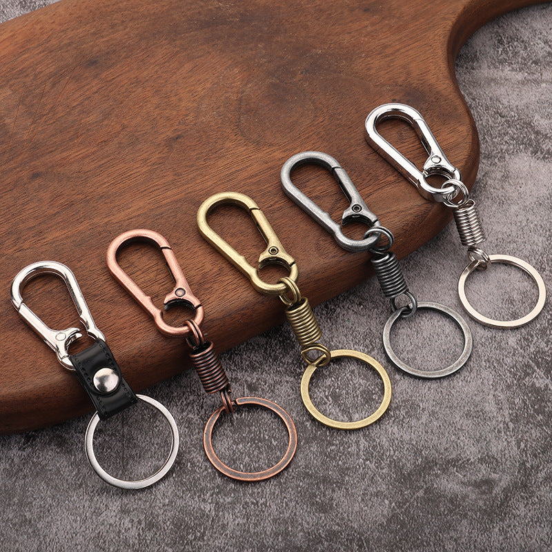 Spring Metal Car Keychain Waist Clip Gift Accessory