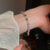 Silver Multicolor Cuff